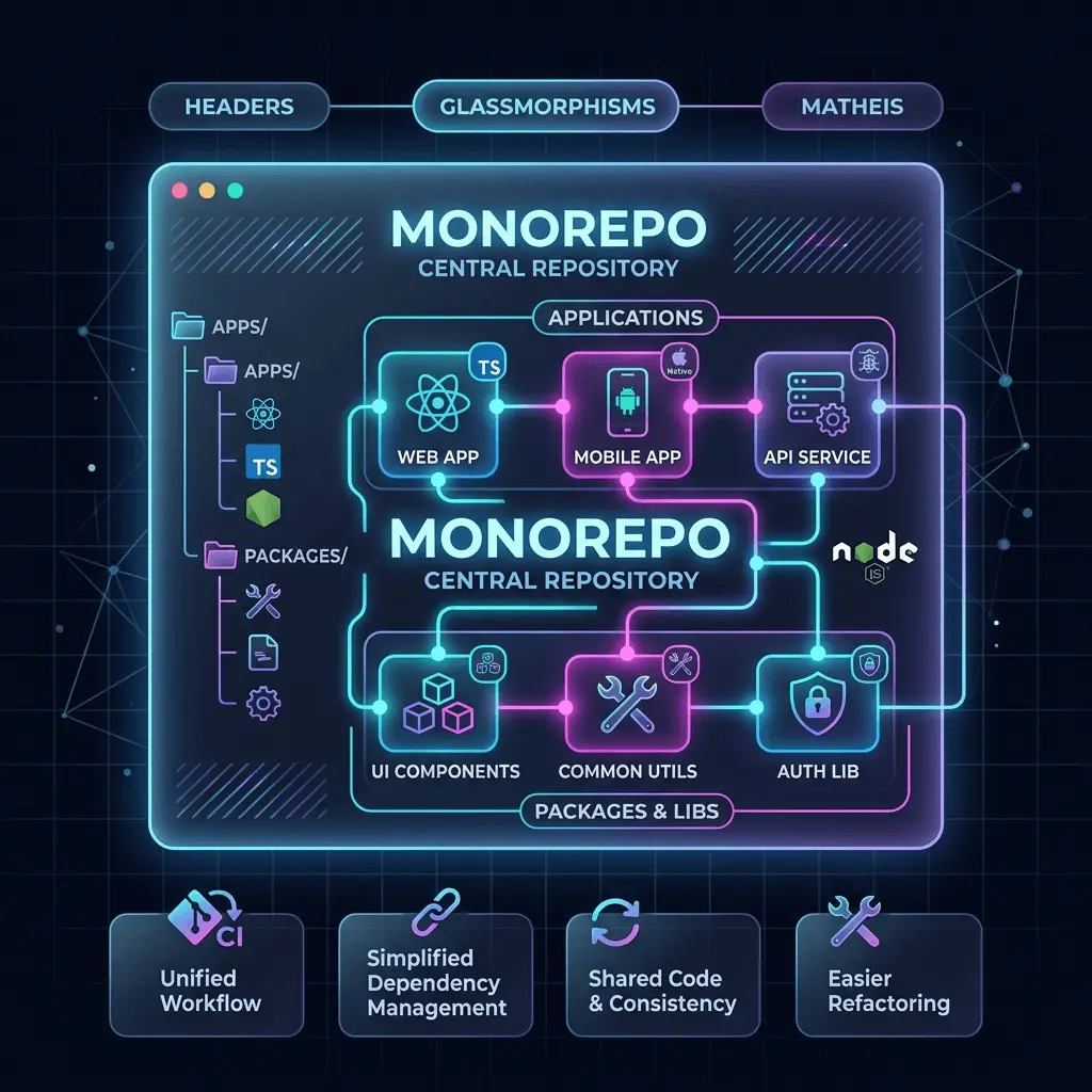 Monorepo 概念解說圖